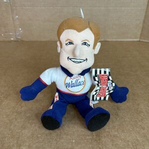 VTG Nascar Rusty Wallace Racing Driver Plush Stuffed Toy Cool Beans 1999